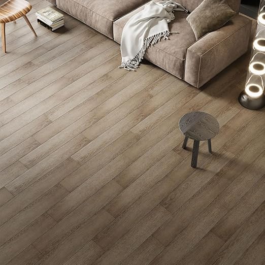 INMOZATA 36-Pack Peel and Stick Flooring Vinyl Floor Tile (Aspen Yellow) | 54 Sq.Ft, Waterproof, Heat-resistant, Wood Grain, Strong Adhesive, DIY Flooring for Bedroom Living Room Bathroom Kitchen RV