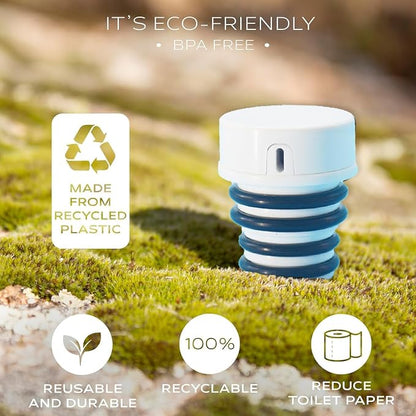 Portable Bidet for Toilet, Travel, Hiking or Camping. Compatible with Every Bottle. Ultralight