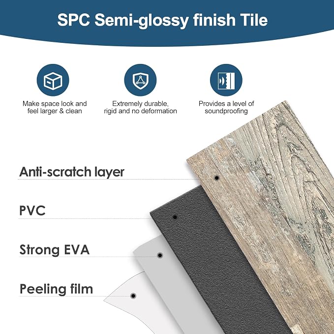 Yipscazo Peel and Stick backsplash 3 x 6 Inches 3D PVC Composite Wall Tile Stick on Backsplash Tile for Kitchen Bathroom, Laundry Room, Fireplace(Wood, 100 Pieces)