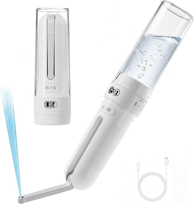 Portable Bidet for Travel,Personal Hygiene Sprayer Bottle for Women Men | Mobile Bidet Portable for Toilet,Electric Handheld High-Pressure Foldable USB-C Battery-Powered