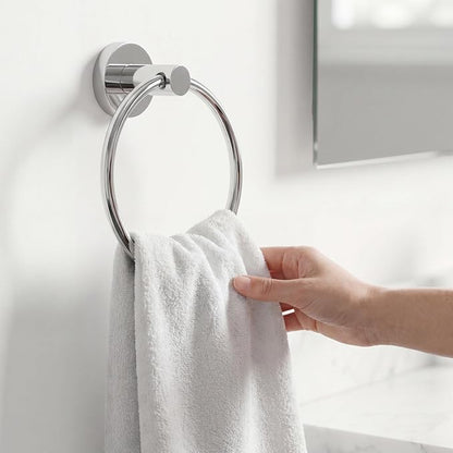 24-Inch Wall Mounted Towel Racks for Bathroom, 4-Piece Towel Bar Set | Rust-Resistant SUS 304 Stainless Steel, 4-Piece Towel Bar Set, sturdy wall mount, space-saving humid bath towel storage rack