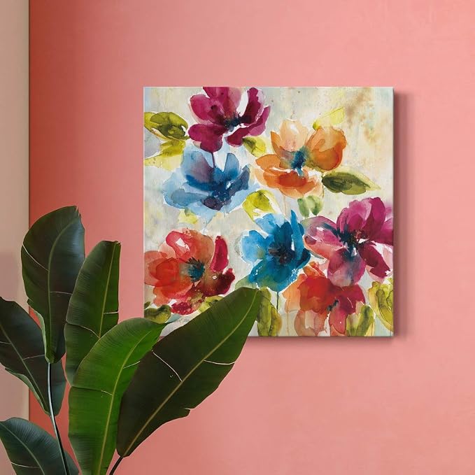 Renditions Gallery Color My World Wall Art, Premium Gallery Wrapped Canvas Decor, Ready to Hang, 10 in H x 10 in W, Made in America Print