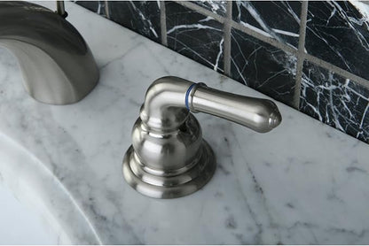 Kingston Brass KB958KL Mini-Widespread Bathroom Faucet, Brushed Nickel