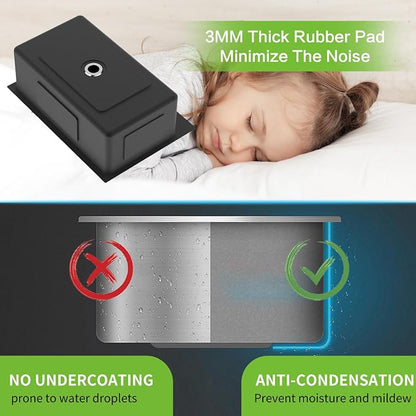 Kitchen And Bar Sink, 22x18 Inch Stainless Steel Drop In Kitchen Sink Modern Single Bowl Topmount Bar Sink Combo-Silicon Mat,Drain Strainer Set Compatibility With Various Kitchen & Bar Style