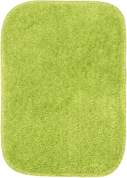 Garland Rug Traditional Nylon Washable Lime-Aid 3 Bath Rugs (17" X 24", 21" X 34", 21" X 34") - Soft, Absorbent, and Stylish for Your Bathroom