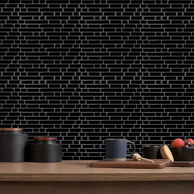 STICKGOO Peel and Stick Backsplash - 10 Sheets of 12”×12” - 3D Self Adhesive Peel and Stick Tile Backsplash for Kitchen & Bathroom