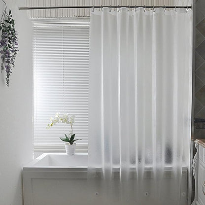 AooHome Frosted Shower Curtain Liner 8G Eva Extra Long Shower Curtain 72x78 Inch with Heavy Duty 5 Bottom Magnets, Thick Shower Liner for Shower Stall, Bathtubs, Semi Transparent