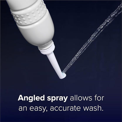 Brondell GoSpa Travel Bidet GS-70 – Portable Peri Bottle for Postpartum & Perineal Care, 400ml Handheld Bidet with Angled Nozzle, Collapsible Design, Nozzle Storage & Travel Bag, Fog