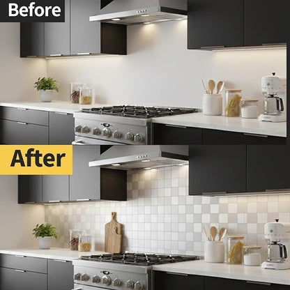Yipscazo 10 Sheet Peel and Stick Backsplash Mosaic Tiles Stainless Steel Metal Look Kitchen Backsplash Stick on Tiles for Stove, Bathroom, Laundry in Silver (11.8'' x 11.8'')