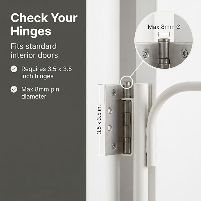 Household Essentials Hinge It Clutterbuster White