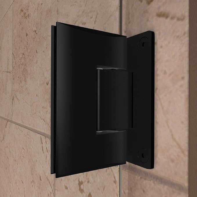 DreamLine Unidoor 33 - 34 inch W x 72 inch H Frameless Hinged Shower Door in Oil Rubbed Bronze
