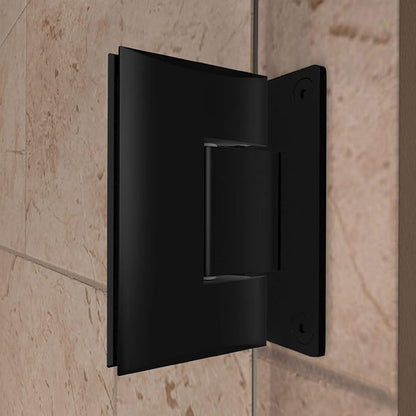 DreamLine Unidoor 34-35 in. W x 72 in. H Frameless Hinged Shower Door in Oil Rubbed Bronze, SHDR-20347210-06