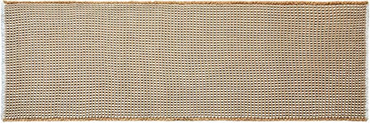 TYUU Waffle Runner Rug Bathroom, Long Boho Bath Mat, 72x24 Khaki & White | Super Absorbent Quick Dry Bath Rug, Non-Slip Backing, Soft Waffle Washable Farmhouse Bathroom Mats, Tub, Shower & Home Decor