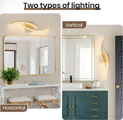 23.62 inch Vanity Light for Bathroom Lighting Fixtures Over Mirror Dimmable 5CCT Vanity Lighting Fixture Modern Bathroom Vanity Light Modern Wall lamp