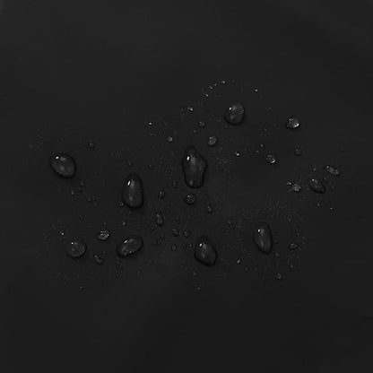 Barossa Design Extra Long Black Shower Curtain Liner with 3 Magnets - 72" x 84" XL, Waterproof PEVA Lightweight Shower Liner for Bathroom, PVC Free, Metal Grommets - Black, 72x84