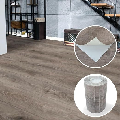 Art3d Wood Textured Peel and Stick Vinyl Floor Tiles, 40-Pack, Teak | Rigid Surface, Waterproof, Fire-Proof, Self-Adhesive, Easy to Clean, Cover 60 sq.ft, Ideal for Bedroom, Living Room, Kitchen