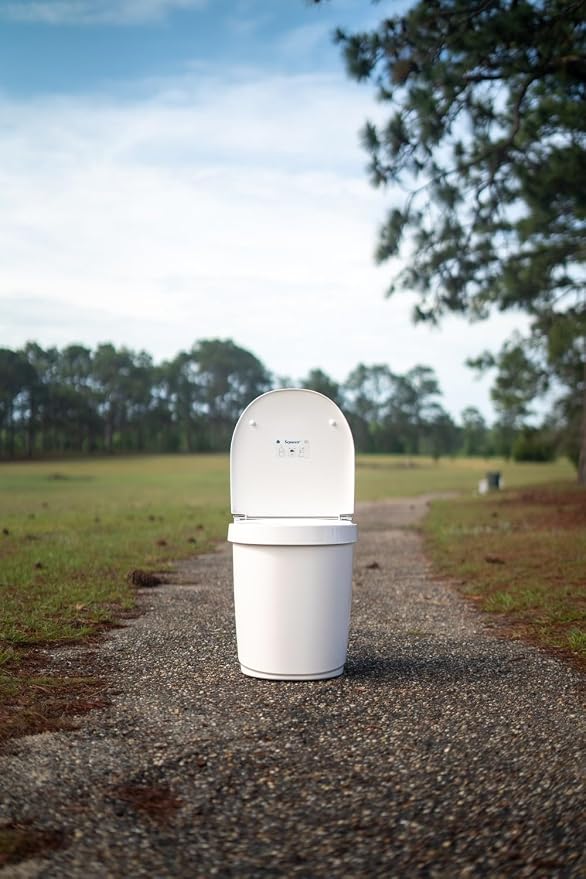 Separett Weekend Prime Urine-Separating Compost Toilet | Non-Electric, Self-Contained, For Off-Grid Living, Emergency Use, Bunkers