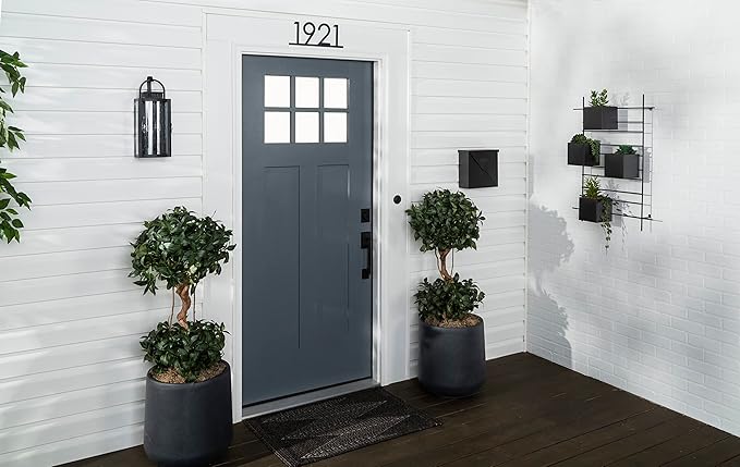 Rust-Oleum 369387 Advanced Dry Door & Trim Paint, Quart, Satin Alpine Gray