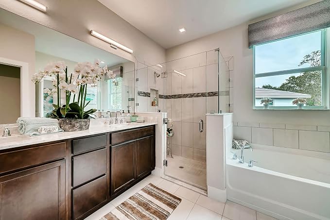 Maxim Lighting Spec 24" Bath Vanity Light | Black Aluminum Finish | Pmma Acrylic Shade | Contemporary Indoor Light Fixture | Ideal for Bathrooms & Powder Rooms | ADA Compliant Wet Rated | 52002BK