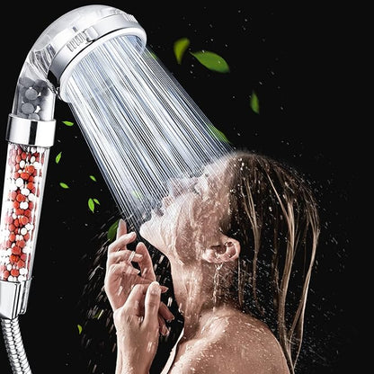 NOSAME Shower Head, Filter Filtration High Pressure Water Saving 3 Mode Function Spray Handheld Showerheads for Dry Skin & Hair