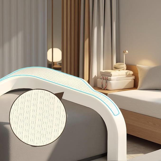 Portable toilet seat with armrests, with lid, with tissue holder, with seat function, robust, easy to clean, no power connection required, suitable for indoor and outdoor use (Blue)