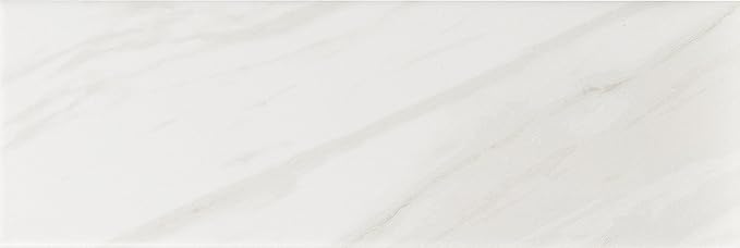 Daltile Perpetuo 4" X 12" Glazed Ceramic Wall Tile in Satin Timeless White (28 pieces per carton) (10.64 sqft per carton)