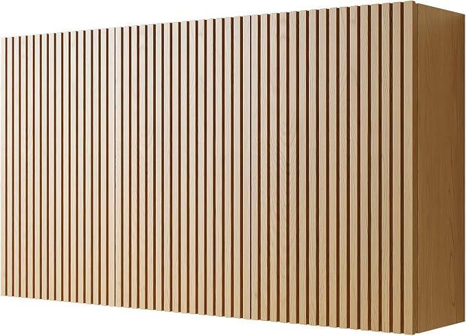 KEIKI Bathroom Wall Cabinet with Soft-Close Doors, Golden Oak | Premium Wood Medicine Cabinet, Floating Storage Cabinet for Bathroom Kitchen Laundry Room