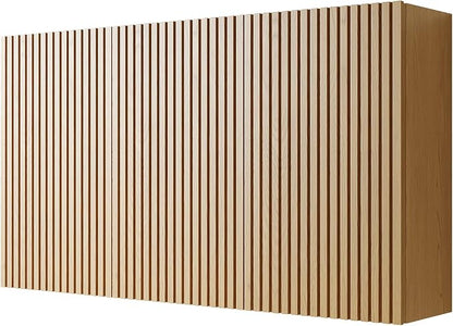 KEIKI Bathroom Wall Cabinet with Soft-Close Doors, Golden Oak | Premium Wood Medicine Cabinet, Floating Storage Cabinet for Bathroom Kitchen Laundry Room