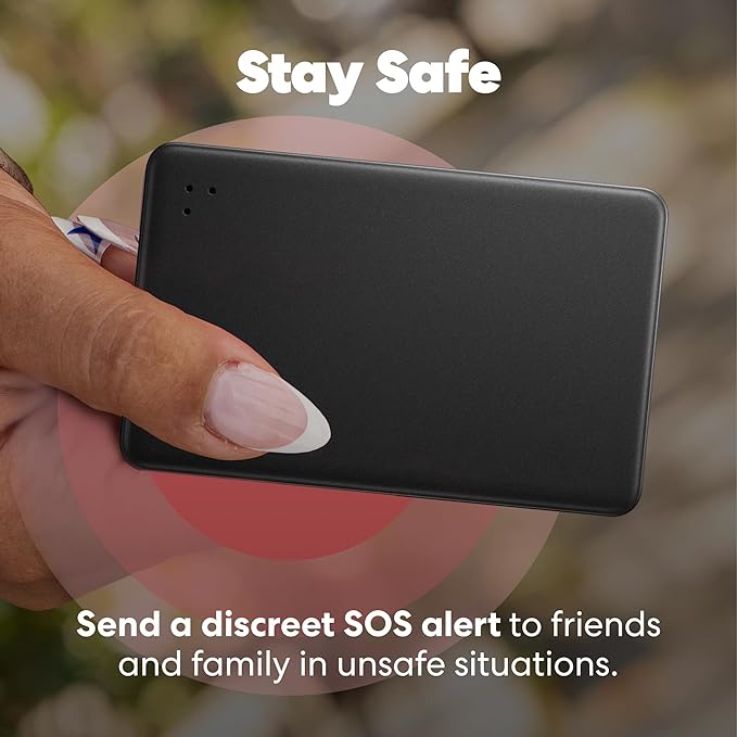 Life360 Tile Slim - Wallet Finder, Bluetooth Tracker and Item Locator for Luggage Tags, Passports and More. Both iOS and Android Compatible. Phone Finder. 2-Pack (Black)