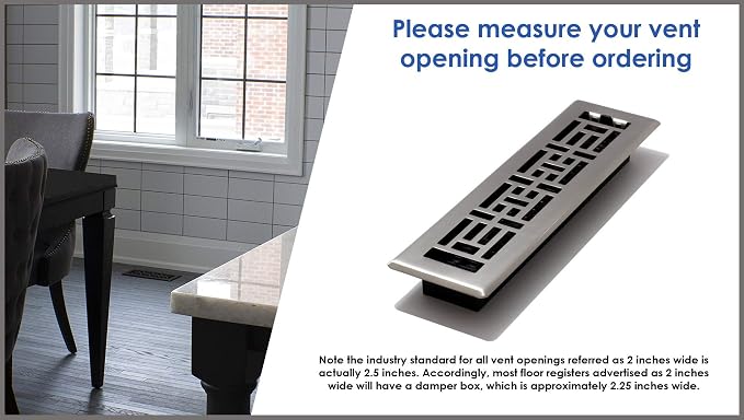 2x12 Floor Register