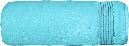 Elegant Comfort Premium Turkish Cotton 1 Piece Jumbo Bath Towel - 35 x 70 inch, Luxurious Hotel Spa Quality 100% Turkish Cotton Large Bath Towel - Highly Absorbent - Soft Bathroom Towel, Aqua