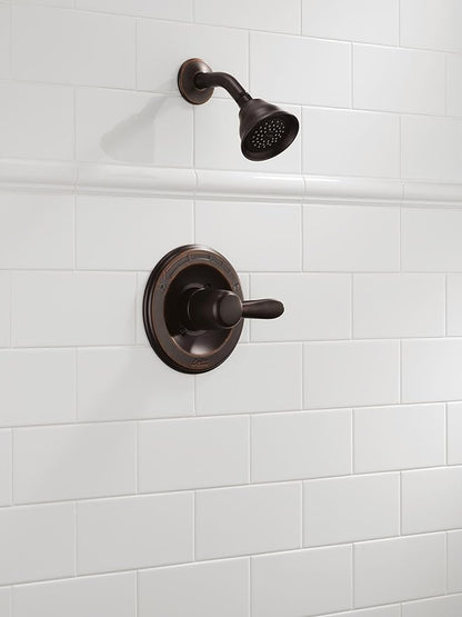 Delta Lahara 14 Series 5-Setting Shower Faucet Set, Oil Rubbed Bronze Shower Head and Handle Set, Valve Trim Kit, Venetian Bronze T14238-RB (Valve Not Included)