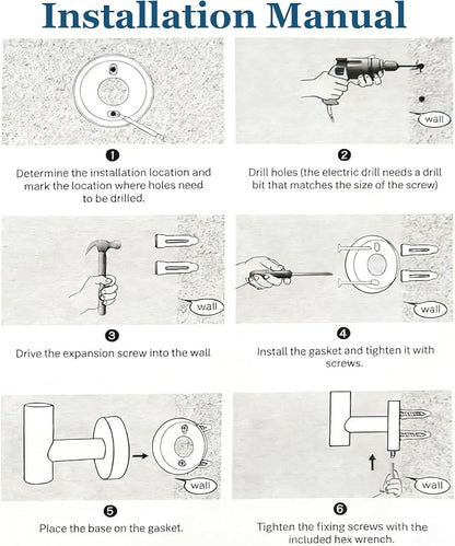 4-Pieces Wall Mount Bathroom Hardware Set,23.6 Inch Towel Bar,Matte Black | Stainless Steel Bathroom Accessories Set,Waterproof Towel Bar ,Toilet Paper Holder with Shelf,Towel Ring,Coat Hook,Rectangle