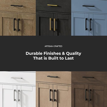 OVE Decors Bailey 60 in. Double Sink Freestanding Matte Black Wood Bathroom Vanity with White Quartz Top, Matching Backsplash and Power Bar