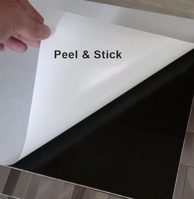 XUANINY Peel and Stick Tile Backsplash Self- Adhesive Wall Tiles Aluminum Mosaic Sticker for Kitchen (11.33"x11.92" Per Sheet, Pack of 10 pcs) (Long Silver Grey)