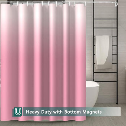 Shower Curtain Liner, 100% Waterproof Peva Shower Curtains with 3 Duty Heavy Bottom Magnets and 12 Rust Proof Grommets, 72x72 Weighted Shower Liner for Shower Stall, Bathtubs