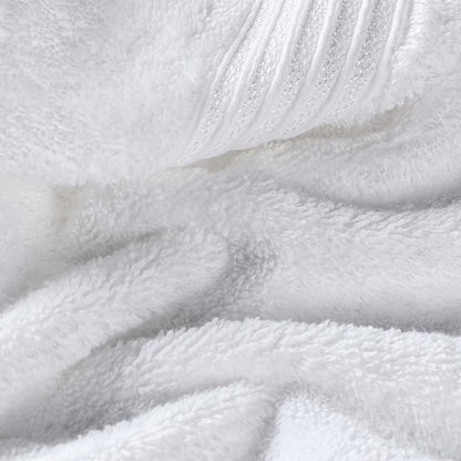 SUPERIOR Egyptian Cotton Bath Towel Set, Home Bathroom Towels, Master, Guest Bath, Decor Essentials, Quick Dry, Absorbent, Large Body Towels, Spa, Hotel, Resort, Adult, Kids, Set of 2, White