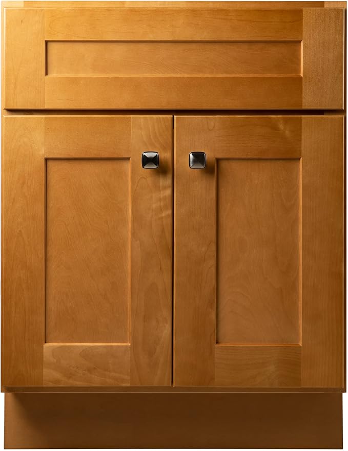 Design House Brookings Bathroom Vanity, 24", Modern Birch | Adjustable Hinges, Freestanding, Contemporary/Modern, Wood, Bath, 587105