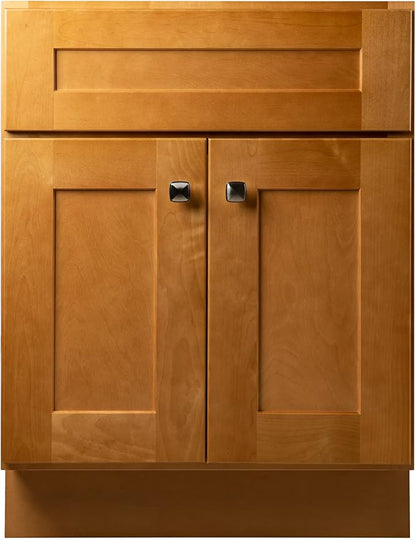 Design House Brookings Bathroom Vanity, 24", Modern Birch | Adjustable Hinges, Freestanding, Contemporary/Modern, Wood, Bath, 587105