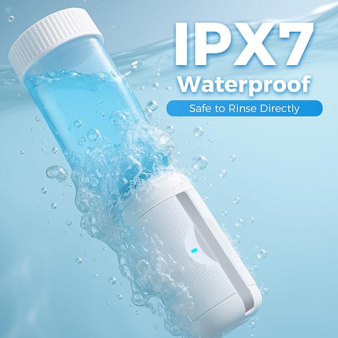 HEYAXA Portable Bidet with High Pressure, Rechargeable Travel Bidet | IPX7 Waterproof, Rechargeable High Pressure Travel Bidet Sprayer for Women, Men, Baby and Hemorrhoid Relief