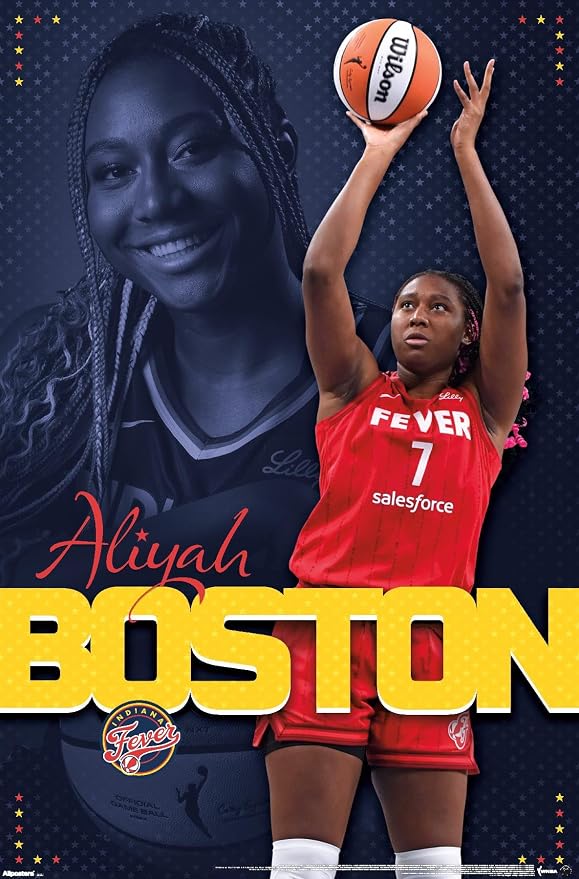 Trends International WNBA Indiana Fever - Aliyah Boston 25 Wall Poster, 22.4L x 14.7W, Premium Unframed Version