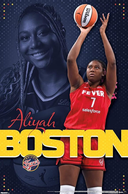 Trends International WNBA Indiana Fever - Aliyah Boston 25 Wall Poster, 22.4L x 14.7W, Premium Unframed Version