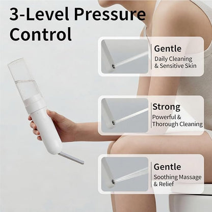 Portable Bidet for Travel,Personal Hygiene Sprayer Bottle for Women Men | Mobile Bidet Portable for Toilet,Electric Handheld High-Pressure Foldable USB-C Battery-Powered