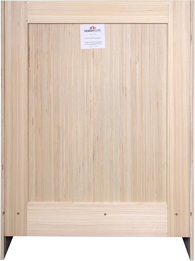 Design House Brookings Bathroom Vanity, 24", Espresso | Adjustable Hinges, Freestanding, Contemporary/Modern, Wood, Bath, 586966