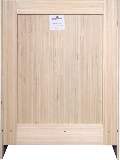 Design House Brookings Bathroom Vanity, 24", Espresso | Adjustable Hinges, Freestanding, Contemporary/Modern, Wood, Bath, 586974