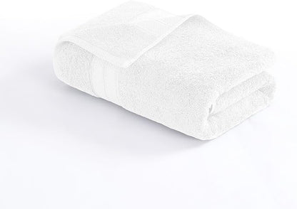Modern Threads 4-Pack SpunLoft Bath Towel White 30x54