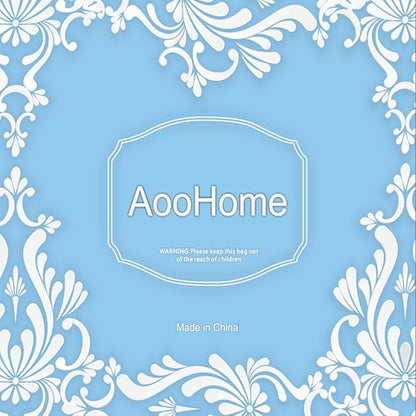 AooHome Extra Long Shower Curtains 96 inches, Clear Eva Shower Curtain Liner 3D Water Cube with Bottom Magnets, Heavy Duty, 72x96 Inch, Semi Transparent