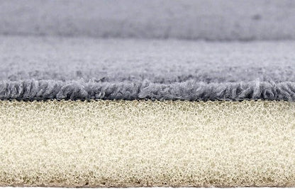 Ultra-Soft Extra-Thick Memory Foam Bath Mat (17 in x 24 in, Grey)