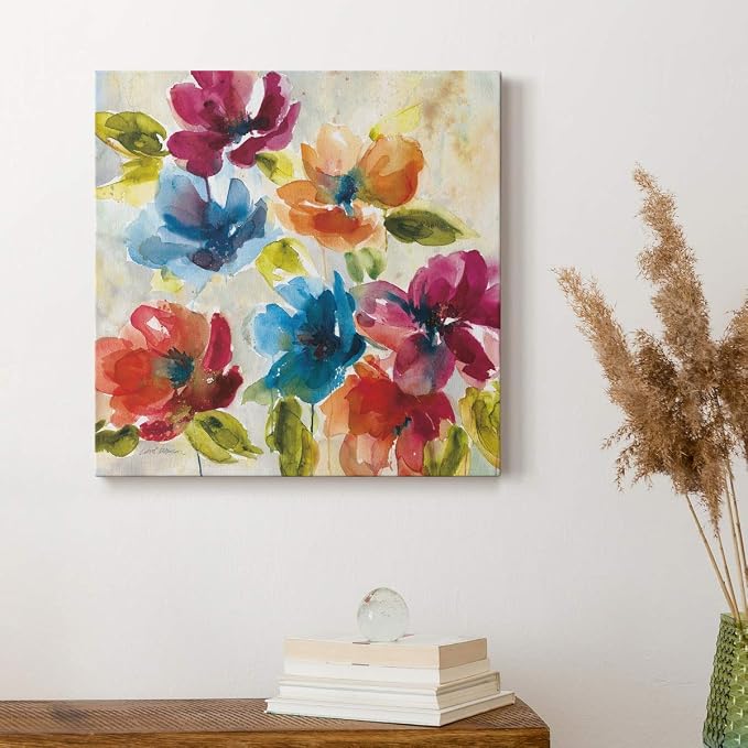 Renditions Gallery Color My World Wall Art, Premium Gallery Wrapped Canvas Decor, Ready to Hang, 10 in H x 10 in W, Made in America Print
