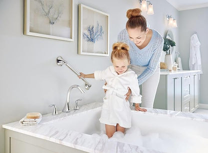 Moen Eva Chrome Two-Handle Deck Mount Roman Tub Faucet Trim Kit, Valve Required, T943